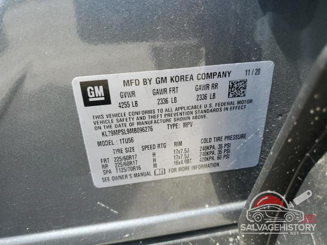 KL79MPSL9MB096276 2021 CHEVROLET TRAILBLZR photo no. 13
