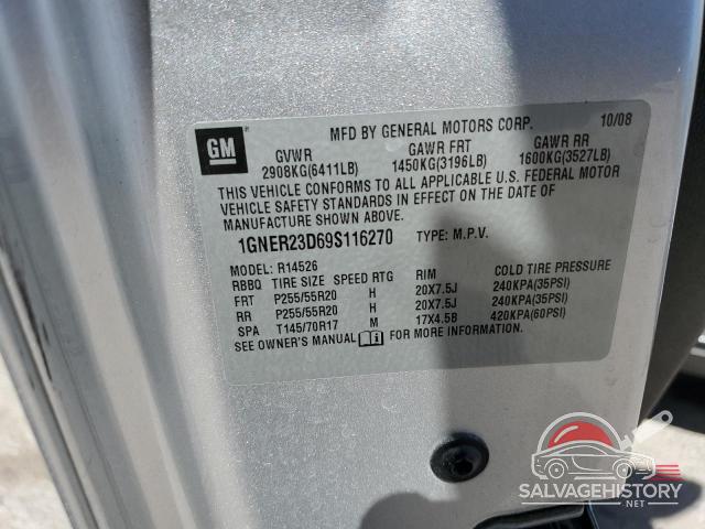 1GNER23D69S116270 2009 CHEVROLET TRAVERSE photo no. 13