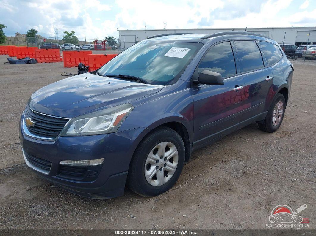 1GNKVFED7EJ286950 2014 CHEVROLET TRAVERSE photo no. 2