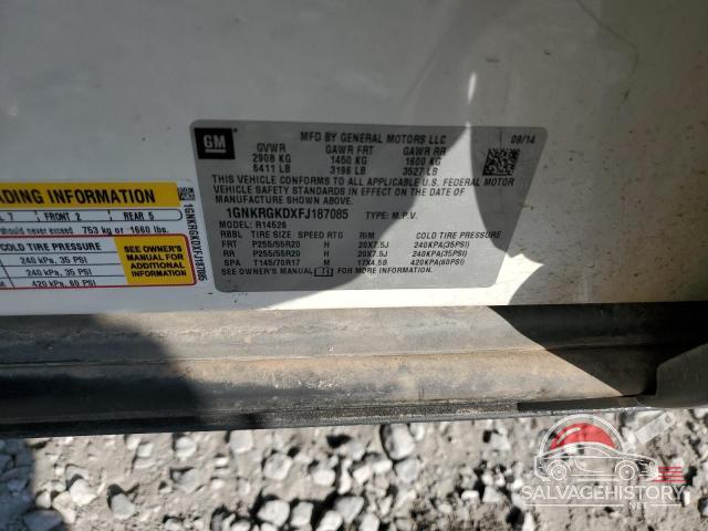 1GNKRGKDXFJ187085 2015 CHEVROLET TRAVERSE photo no. 13