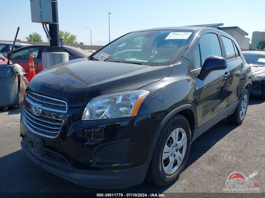 KL7CJKSB9FB097021 2015 CHEVROLET TRAX photo no. 2