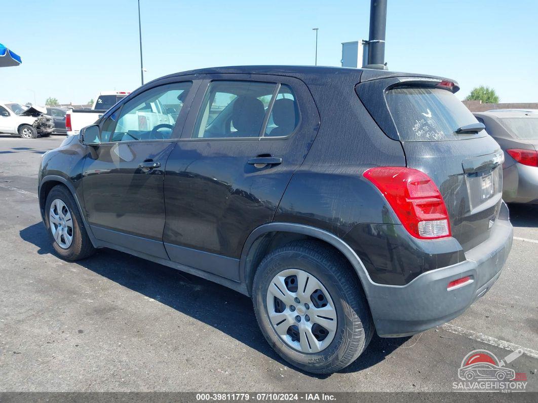 KL7CJKSB9FB097021 2015 CHEVROLET TRAX photo no. 3