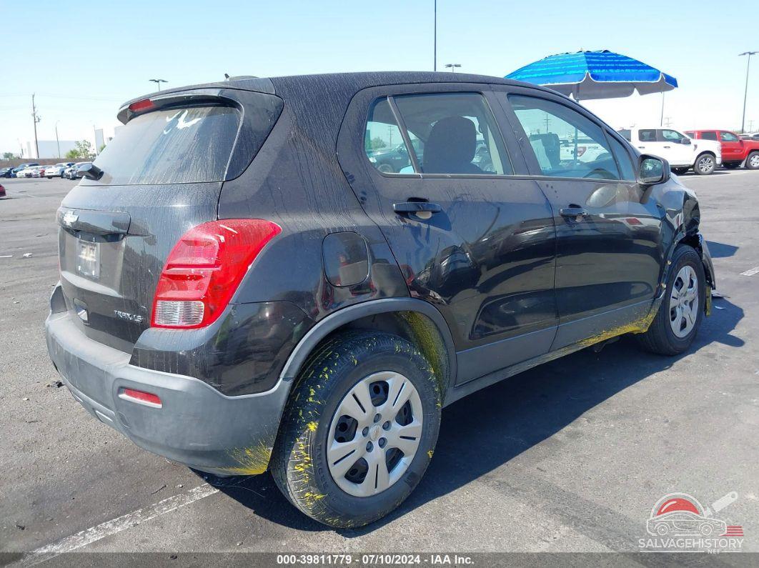 KL7CJKSB9FB097021 2015 CHEVROLET TRAX photo no. 4