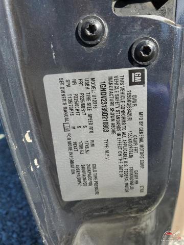 1GNDV23138D210803 2008 CHEVROLET UPLANDER photo no. 13
