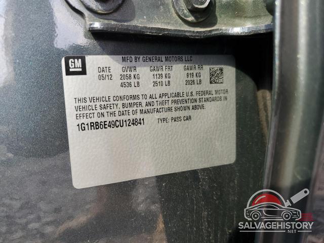 1G1RB6E49CU124841 2012 CHEVROLET VOLT photo no. 12