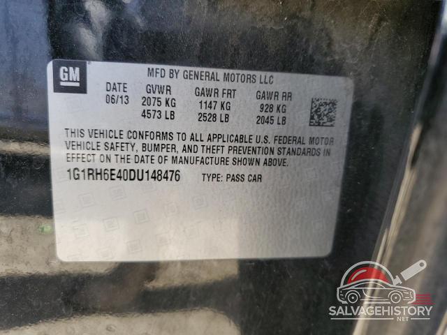 1G1RH6E40DU148476 2013 CHEVROLET VOLT photo no. 12
