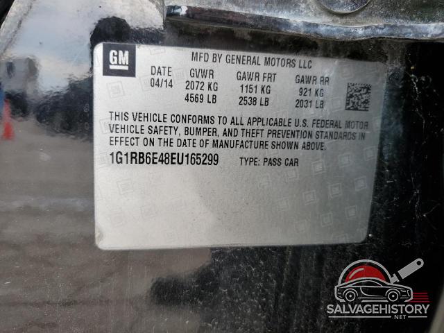 1G1RB6E48EU165299 2014 CHEVROLET VOLT photo no. 12