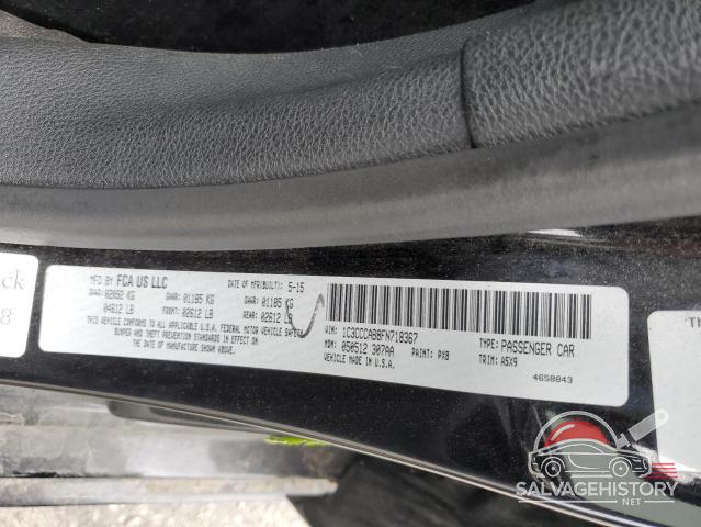 1C3CCCAB8FN718367 2015 CHRYSLER 200 photo no. 12