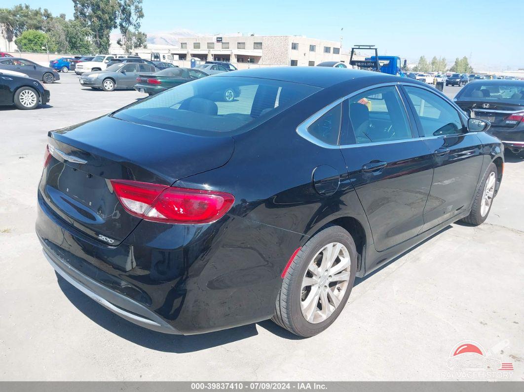 1C3CCCAB9FN748185 2015 CHRYSLER 200 photo no. 4