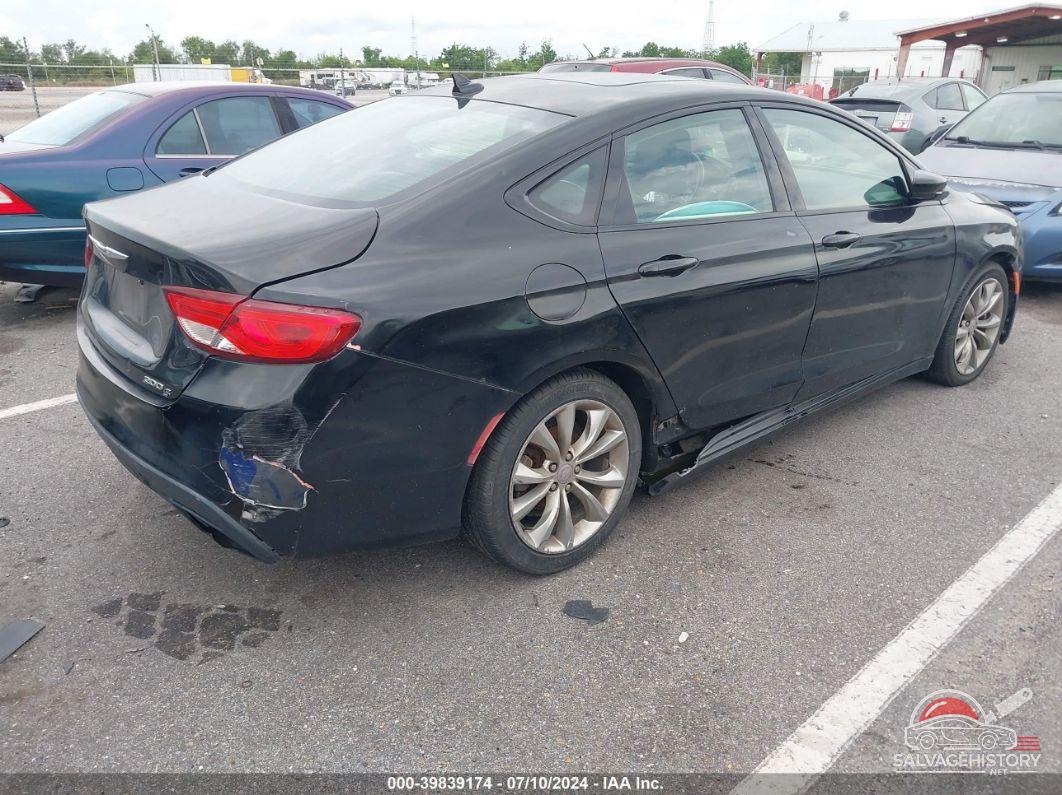 1C3CCCBB6FN735697 2015 CHRYSLER 200 photo no. 4