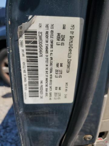 2C3AA53GX5H546478 2005 CHRYSLER 300 photo no. 12