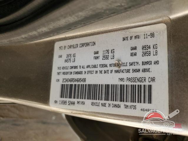2C3HD46R5XH605498 1999 CHRYSLER CONCORDE photo no. 12