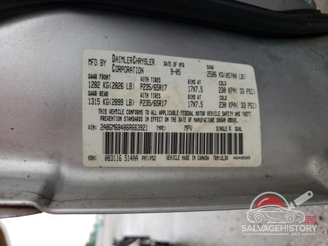 2A8GM68486R663921 2006 CHRYSLER PACIFICA photo no. 13