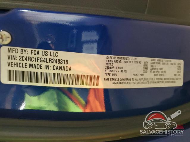 2C4RC1FG4LR248318 2020 CHRYSLER PACIFICA photo no. 13