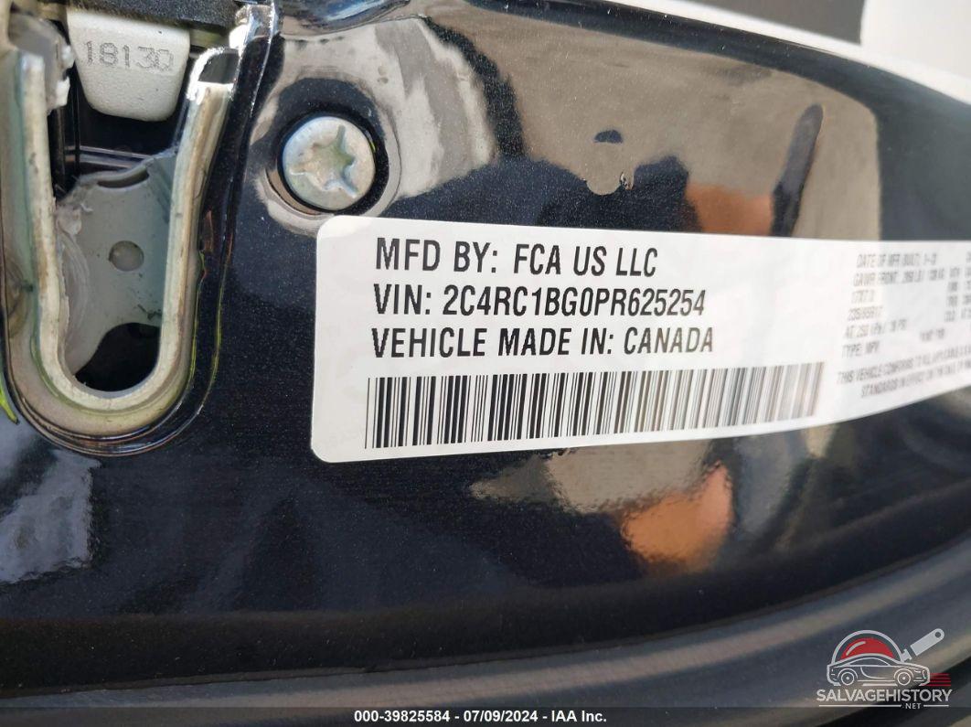 2C4RC1BG0PR625254 2023 CHRYSLER PACIFICA photo no. 9