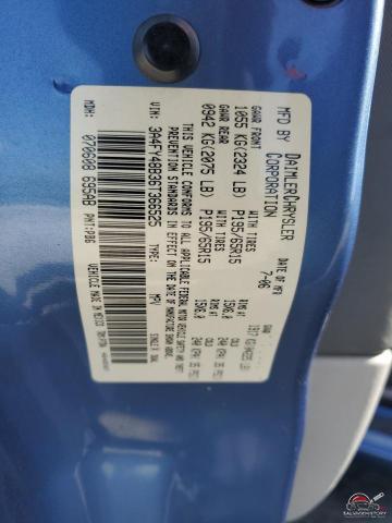 3A4FY48B36T366525 2006 CHRYSLER PT CRUISER photo no. 12