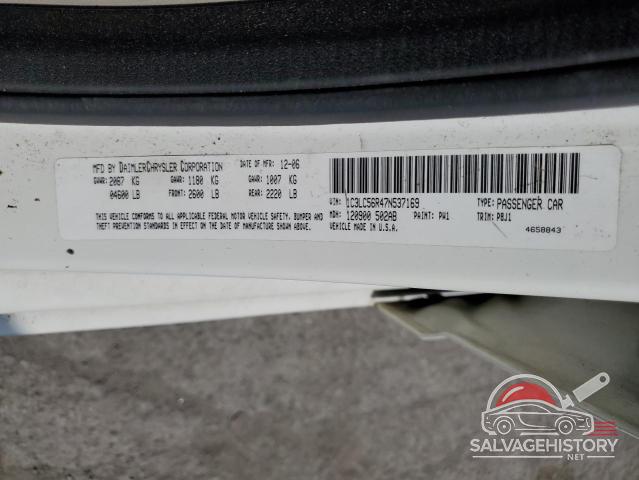 1C3LC56R47N537169 2007 CHRYSLER SEBRING photo no. 13
