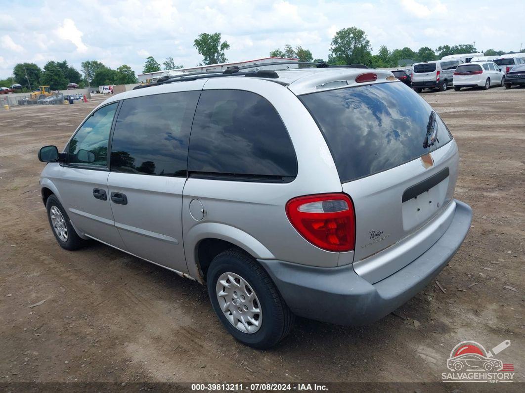 1C8GJ25G41B103701 2001 CHRYSLER VOYAGER photo no. 3