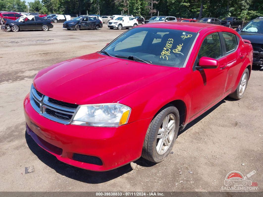1B3BD1FB6BN536924 2011 DODGE AVENGER photo no. 2