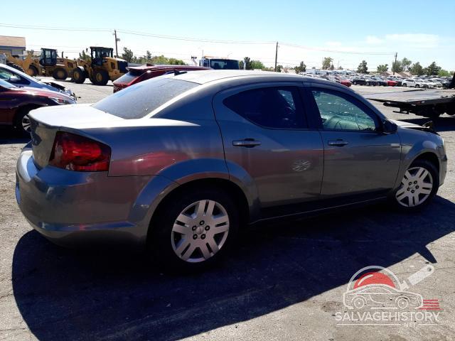 1C3CDZAB7CN177839 2012 DODGE AVENGER photo no. 3