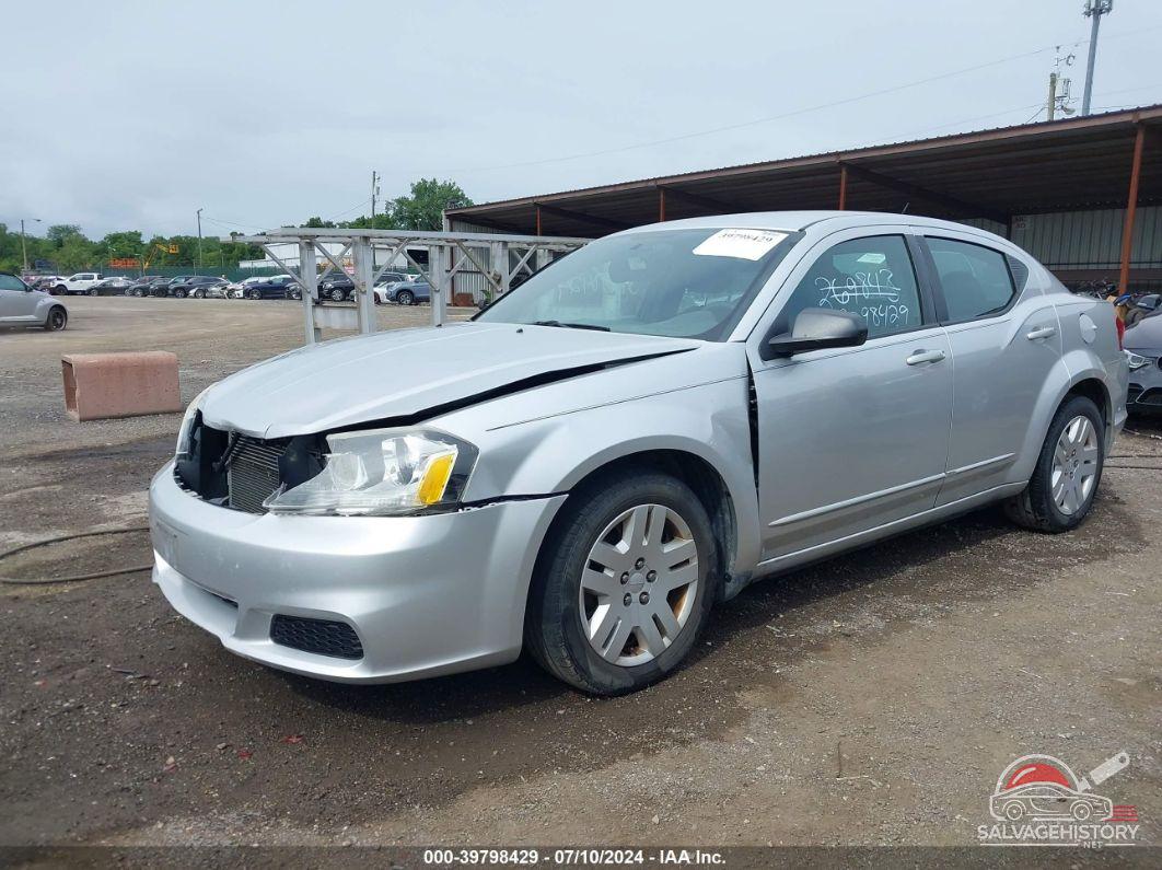1C3CDZAG4CN269843 2012 DODGE AVENGER photo no. 2