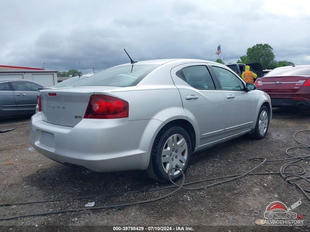 1C3CDZAG4CN269843 2012 DODGE AVENGER photo no. 4