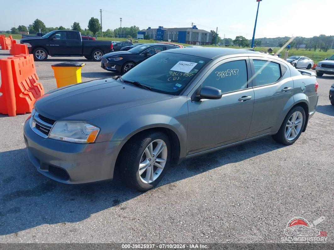 1C3CDZCB6CN183368 2012 DODGE AVENGER photo no. 2