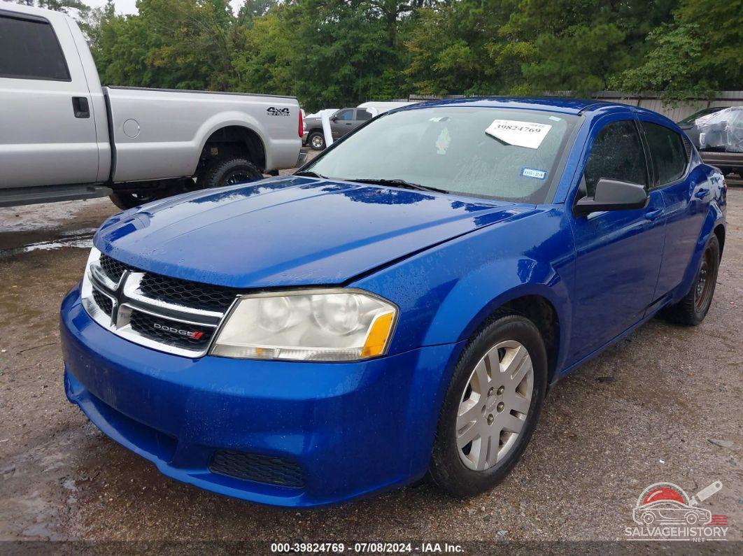 1C3CDZAB6EN155558 2014 DODGE AVENGER photo no. 2