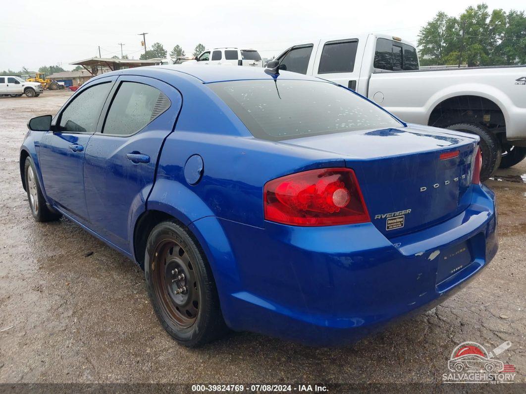 1C3CDZAB6EN155558 2014 DODGE AVENGER photo no. 3