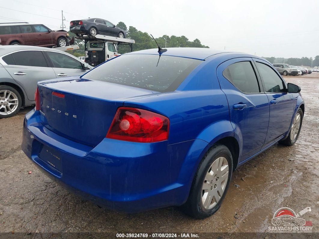 1C3CDZAB6EN155558 2014 DODGE AVENGER photo no. 4
