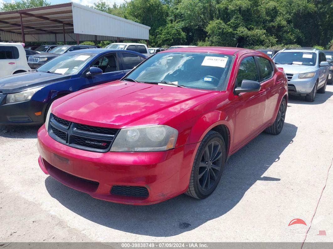 1C3CDZABXEN234683 2014 DODGE AVENGER photo no. 2