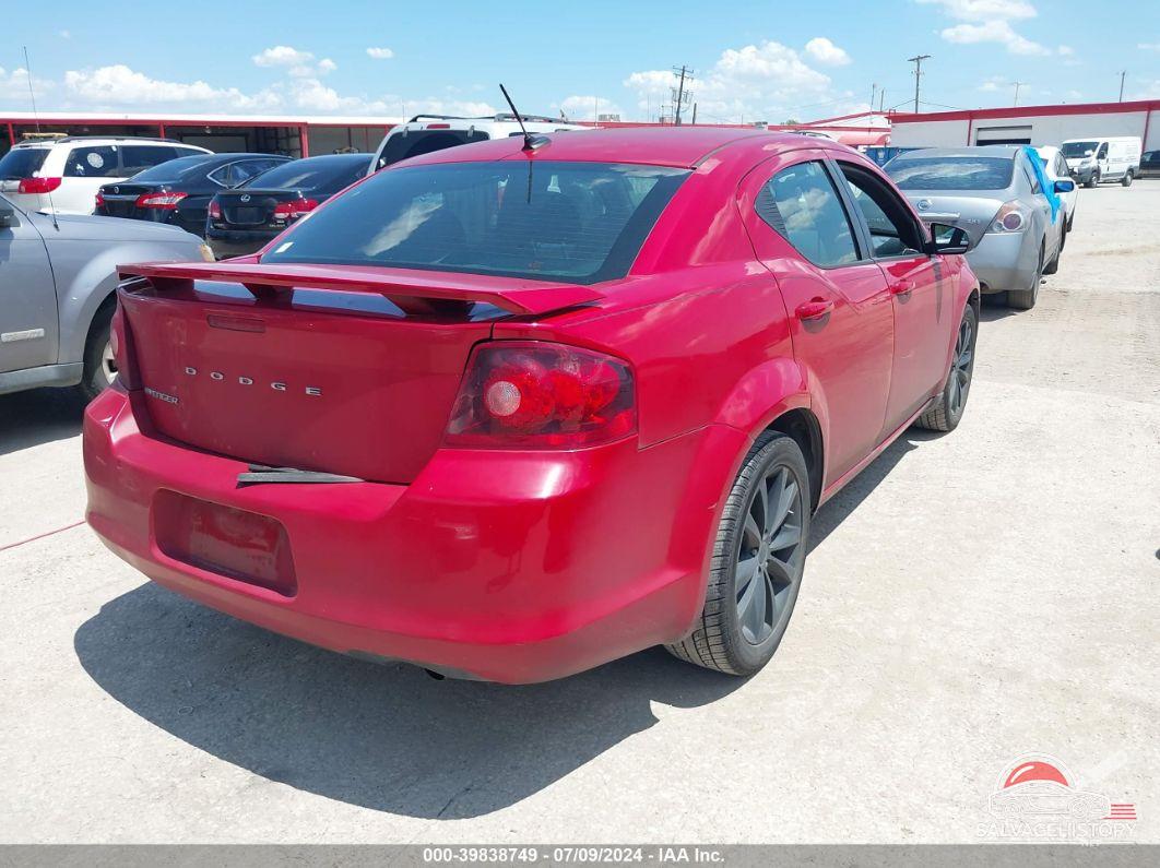 1C3CDZABXEN234683 2014 DODGE AVENGER photo no. 4