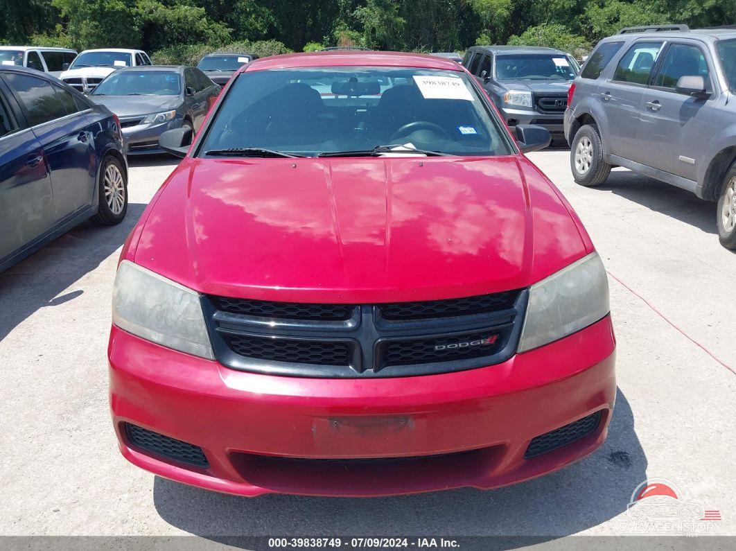 1C3CDZABXEN234683 2014 DODGE AVENGER photo no. 6