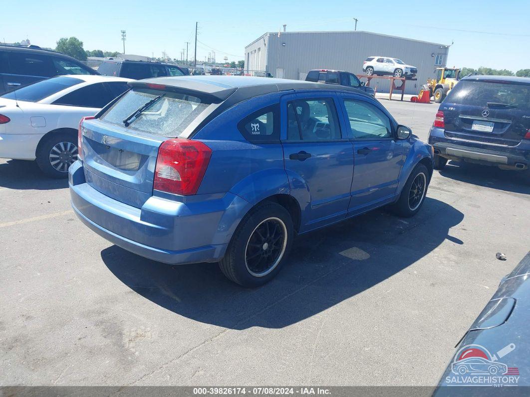 1B3HB28B97D269357 2007 DODGE CALIBER photo no. 4