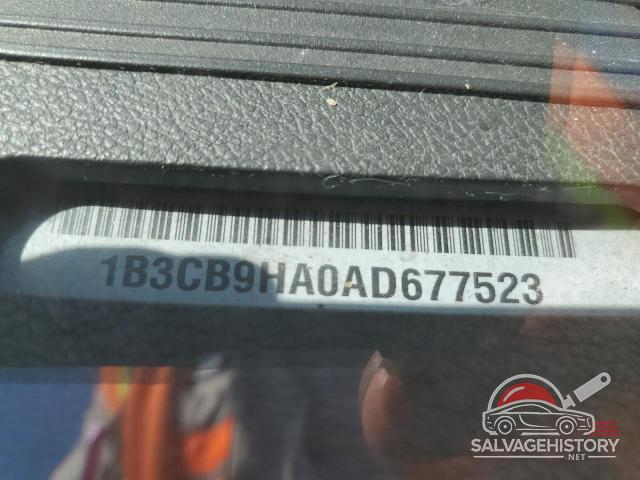 1B3CB9HA0AD677523 2010 DODGE CALIBER photo no. 13