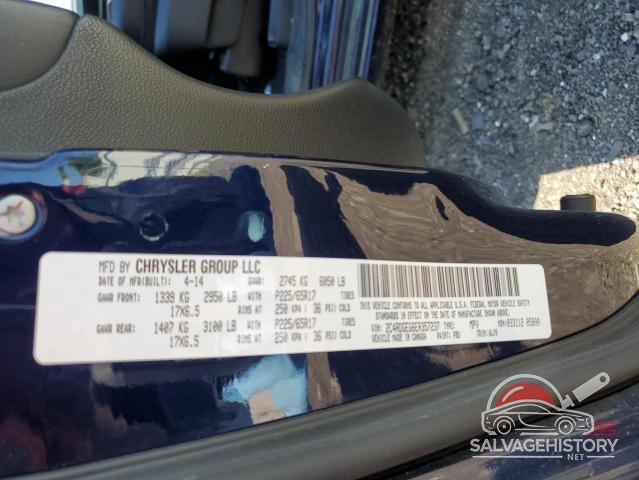 2C4RDGEG6ER357237 2014 DODGE CARAVAN photo no. 12