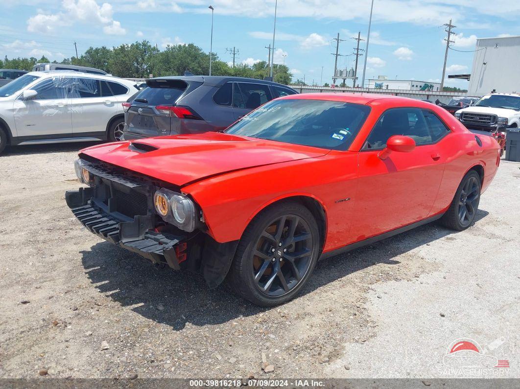 2C3CDZBTXNH242671 2022 DODGE CHALLENGER photo no. 2