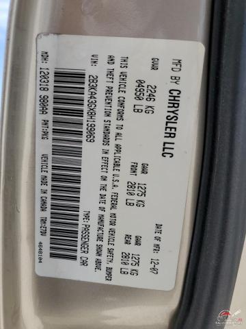2B3KA43GX8H199069 2008 DODGE CHARGER photo no. 12
