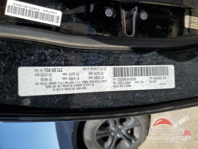 2C3CDXBG1GH163528 2016 DODGE CHARGER photo no. 12