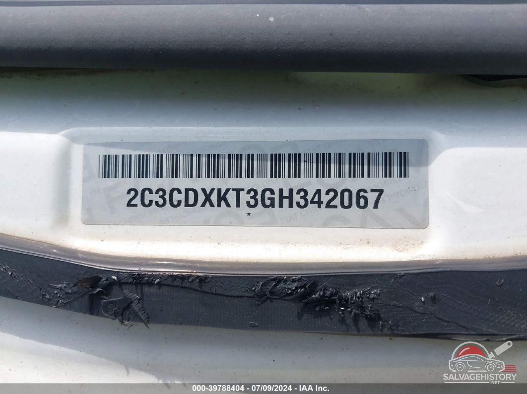 2C3CDXKT3GH342067 2016 DODGE CHARGER photo no. 9