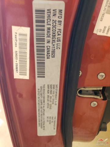 2C3CDXBGXLH176529 2020 DODGE CHARGER photo no. 12