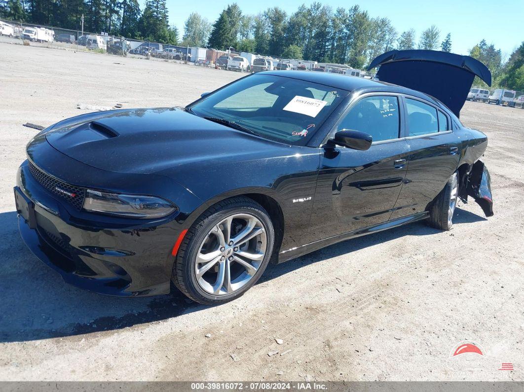 2C3CDXCT0NH259286 2022 DODGE CHARGER photo no. 2