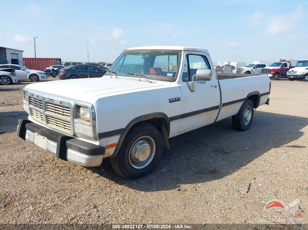 1B7KE2688MS241446 1991 DODGE D-SERIES photo no. 2