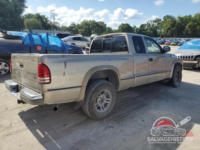 1D7GL42K34S500326 2004 DODGE DAKOTA photo no. 3