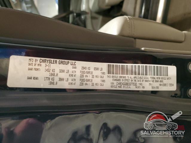 1D4RE4GG8BC677532 2011 DODGE DURANGO photo no. 13