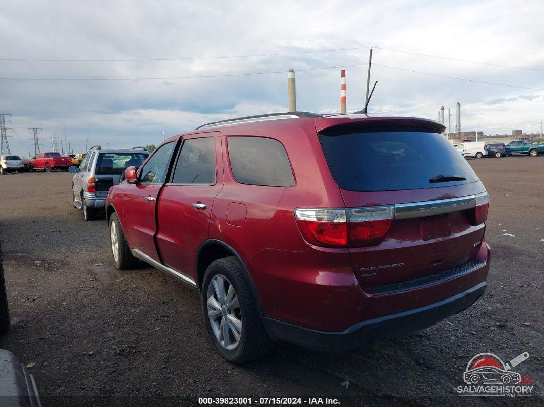 1C4RDJDG6DC665742 2013 DODGE DURANGO photo no. 3