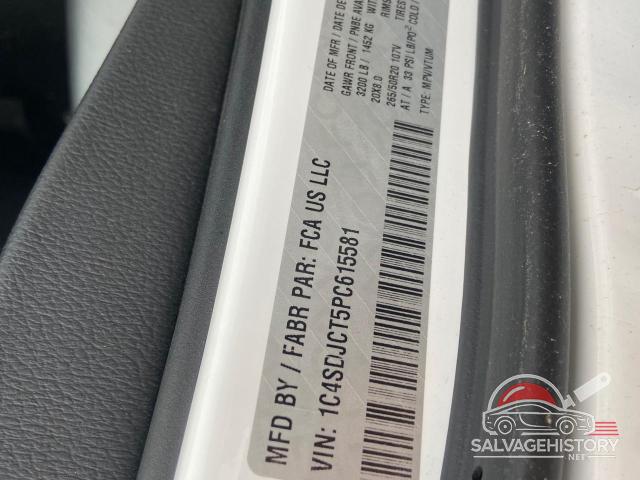 1C4SDJCT5PC615581 2023 DODGE DURANGO photo no. 2