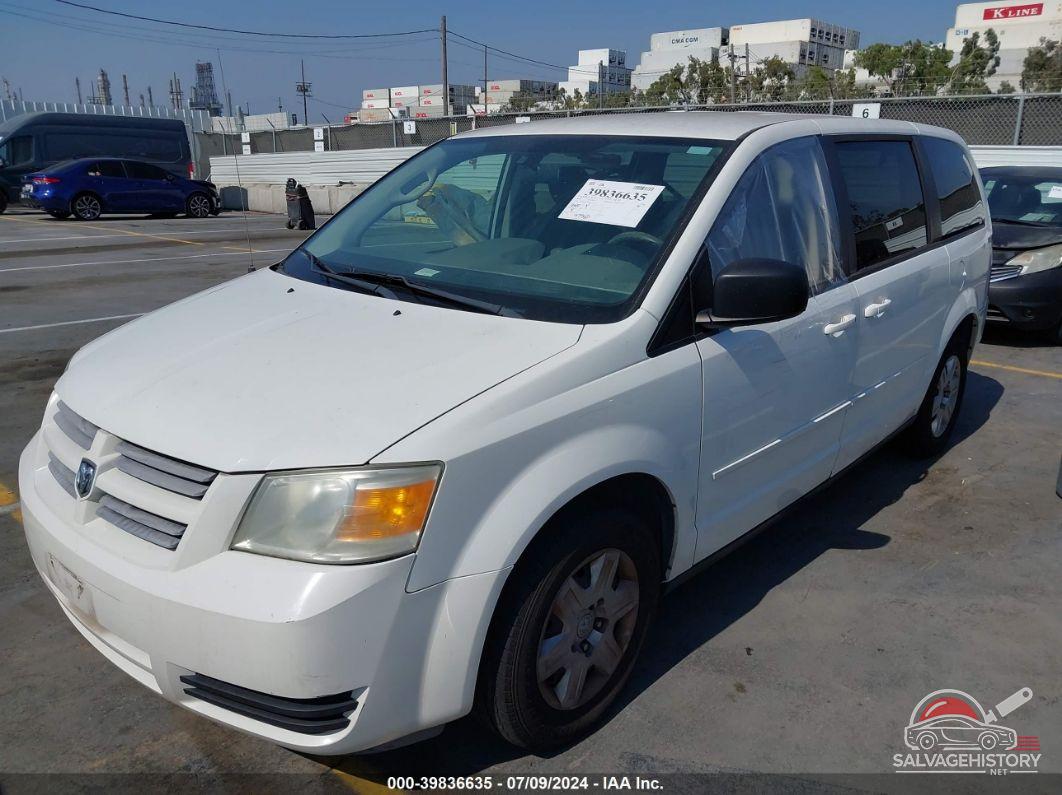 2D8HN44E19R621916 2009 DODGE GRAND CARAVAN photo no. 2