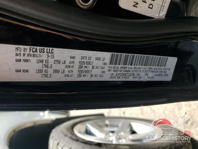 3C4PDCBG4GT122789 2016 DODGE JOURNEY photo no. 12