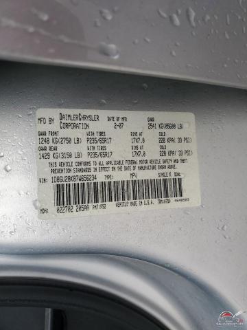 1D8GU28K87W656234 2007 DODGE NITRO photo no. 13